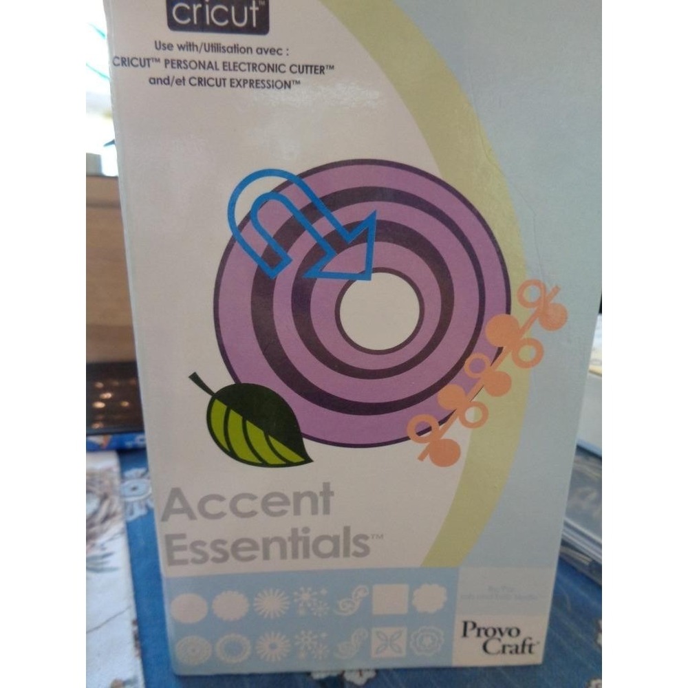 Cricut Die Cut Cartridge ACCENT ESSENTIALS Scrapbooking